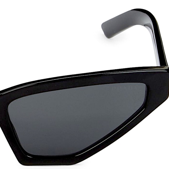 PRADA Faux black 57MM Cat Eye Sunglasses main image 6